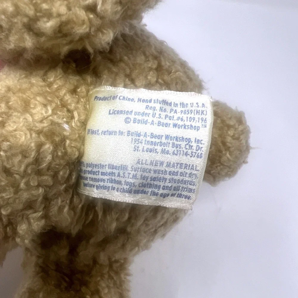 Vintage 1997 Build-A-Bear Curly Bunny Rabbit Plush Retired Original BABW EUC